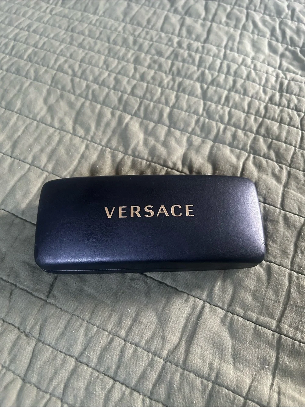 Versace black and Gold Eyewear Case